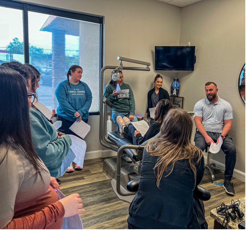Mandy Walters dental classroom